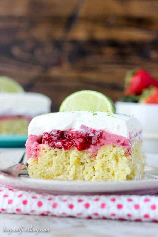 Strawberry Margarita Cake