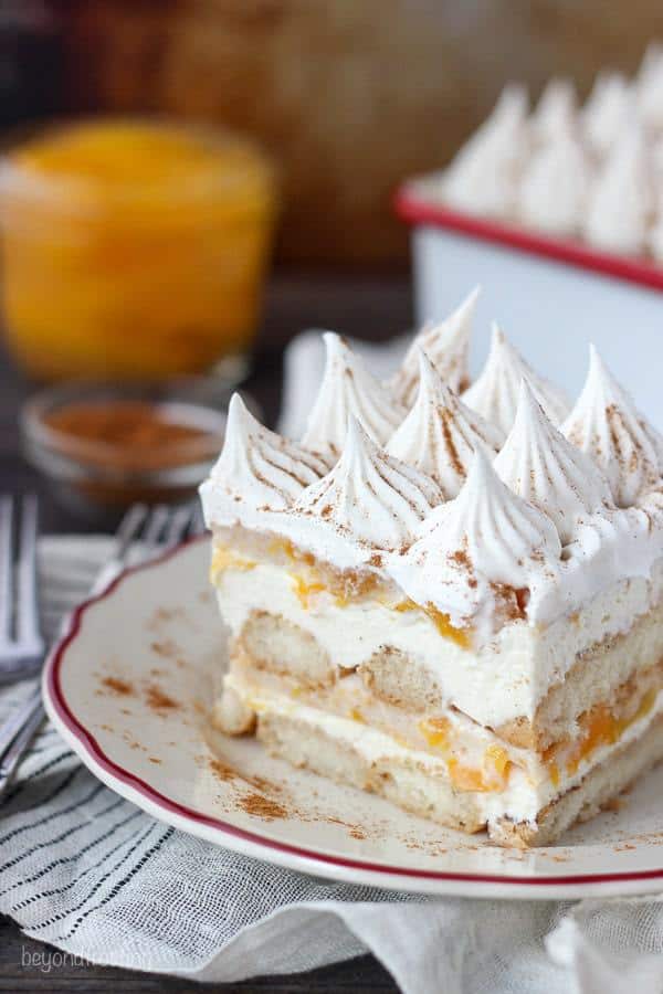 No-Bake Peach Icebox Cake