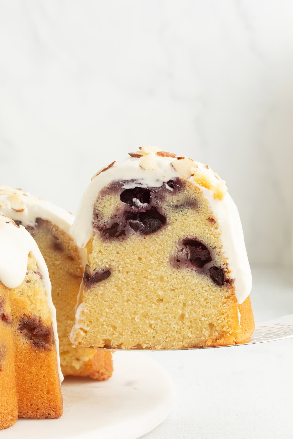 Blueberry Almond Bundt Cake