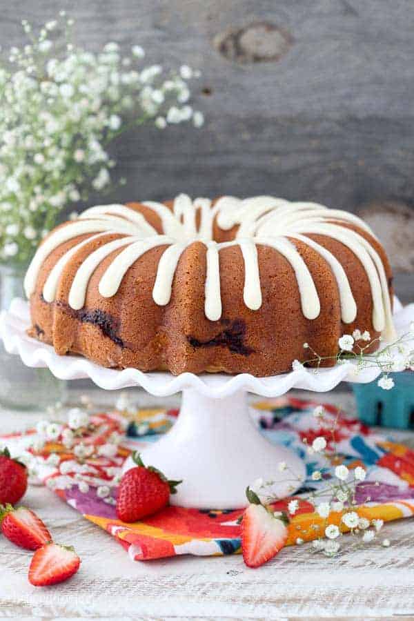 Strawberry Bundt Cake