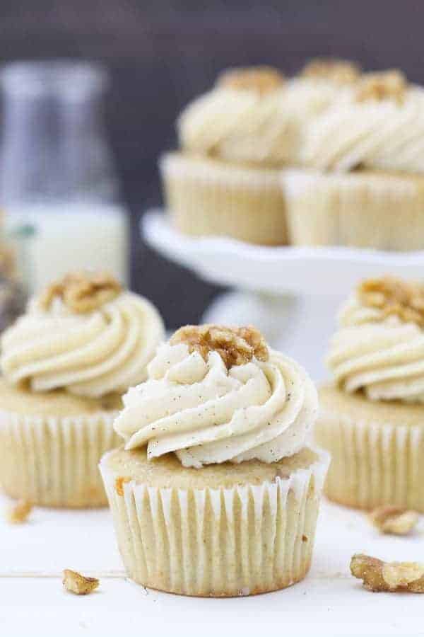 Maple Walnut Cupcake