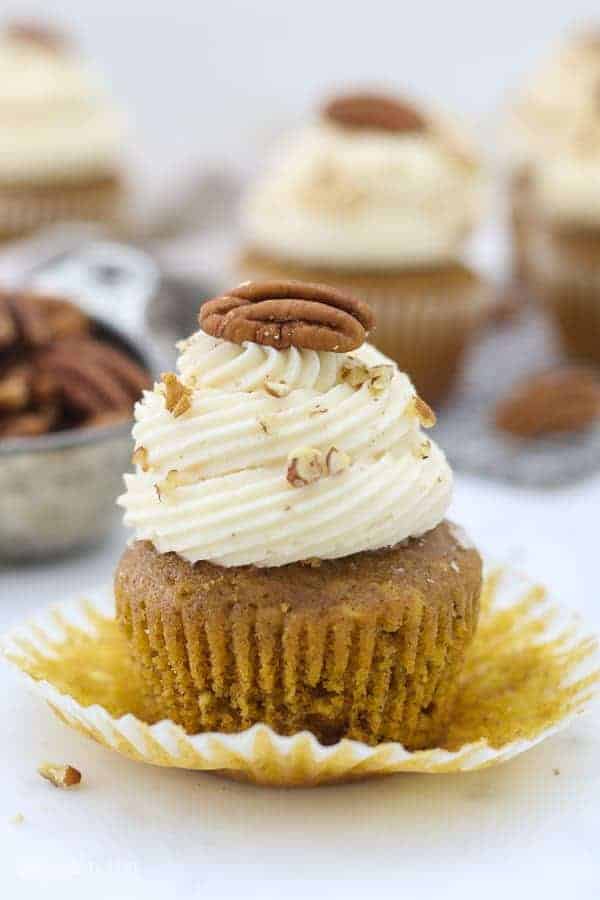 Pumpkin Pecan Pie Cupcake Recipe
