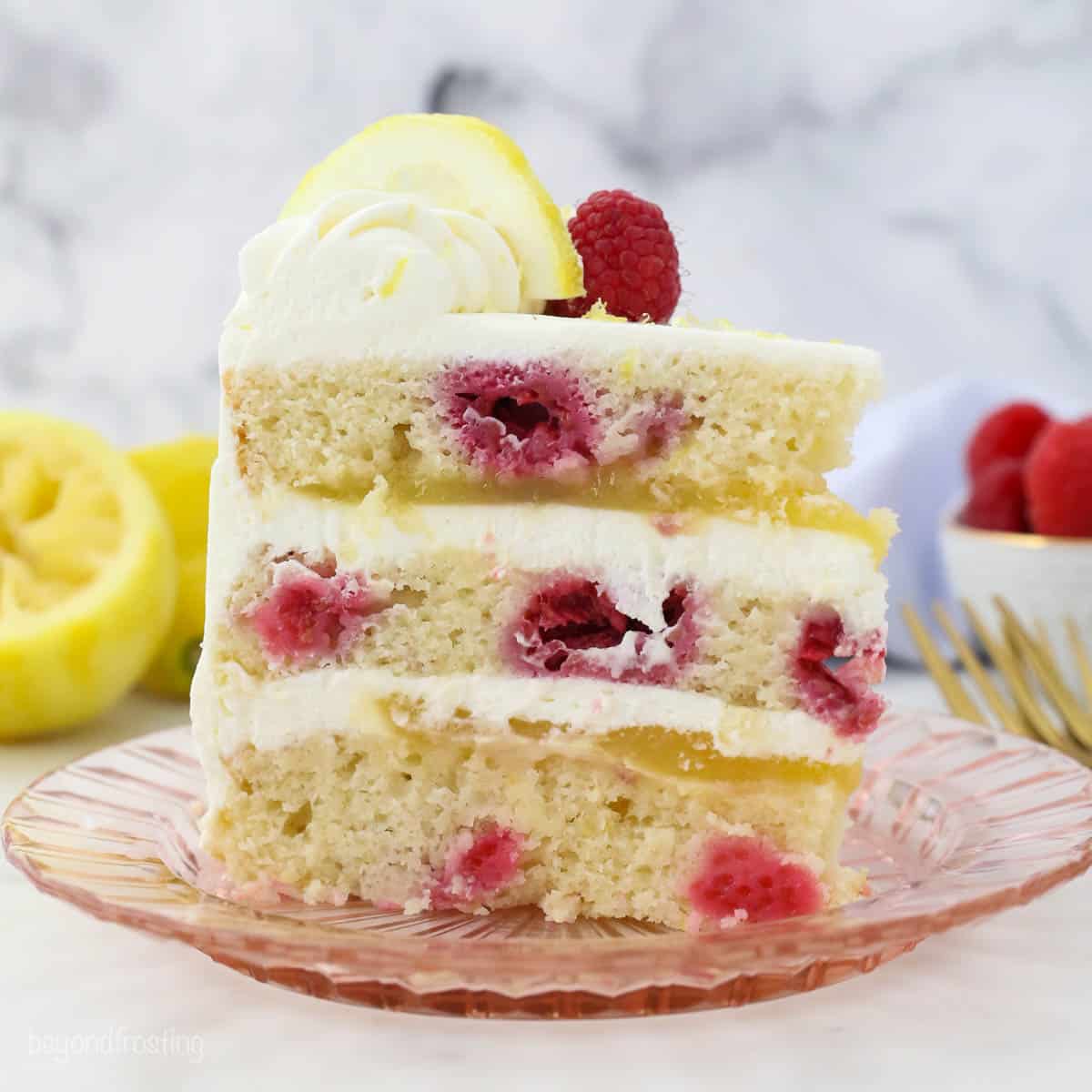 Lemon Raspberry Cake