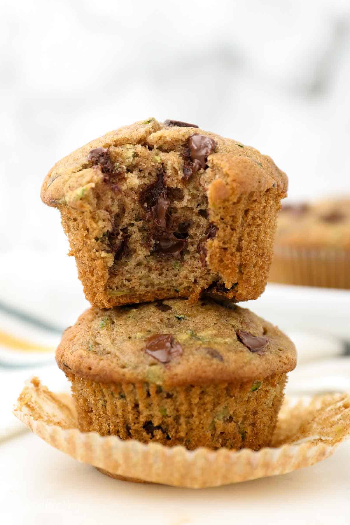 Chocolate Chip Zucchini Muffins