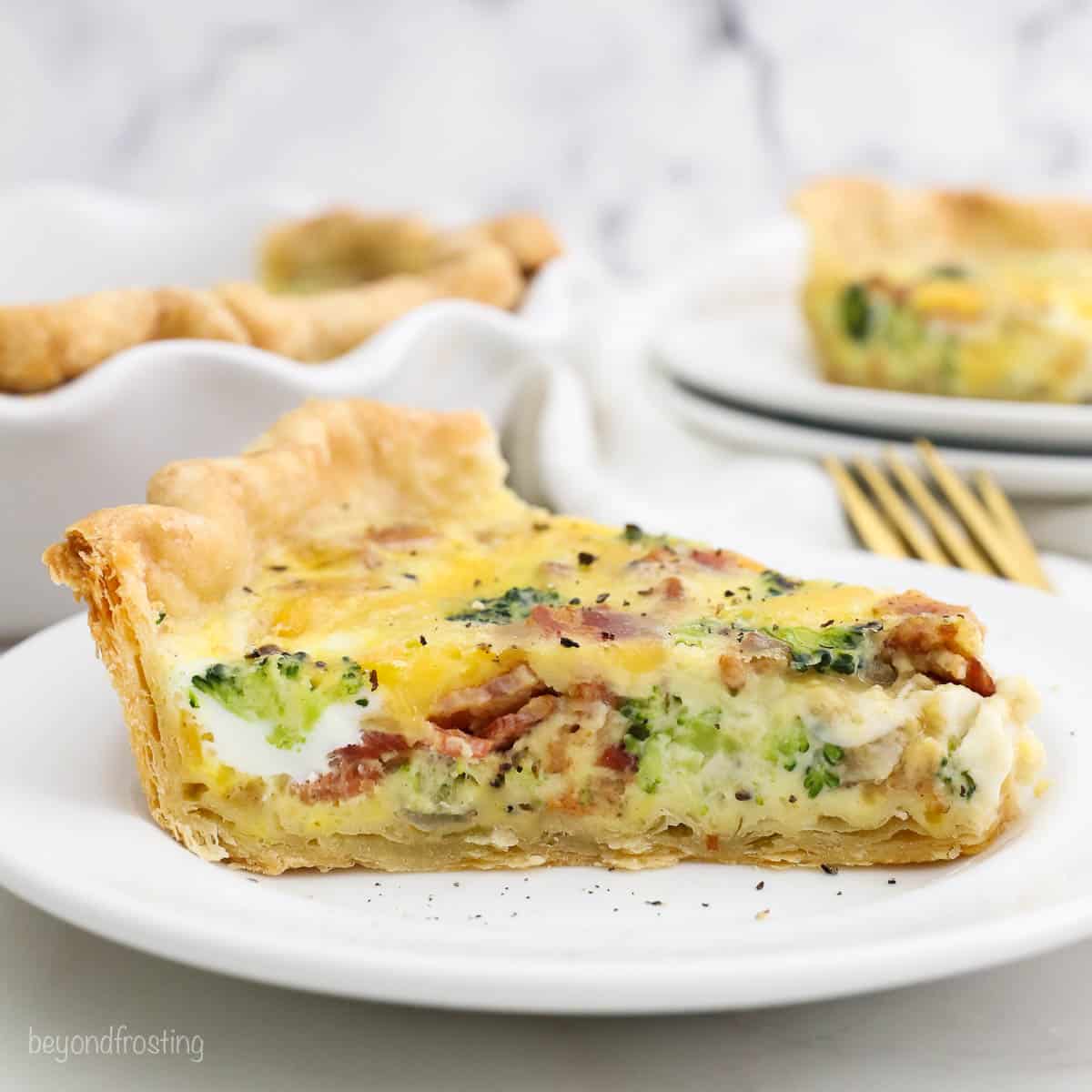 Broccoli Bacon Quiche