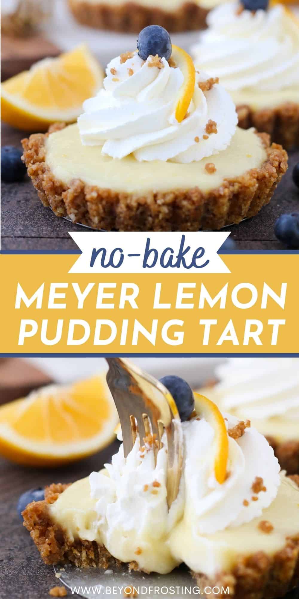 Meyer Lemon Pudding Tarts