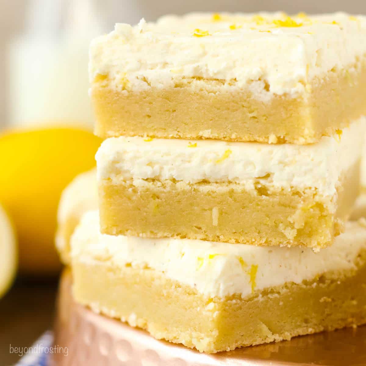 Lemon Sugar Cookie Bars
