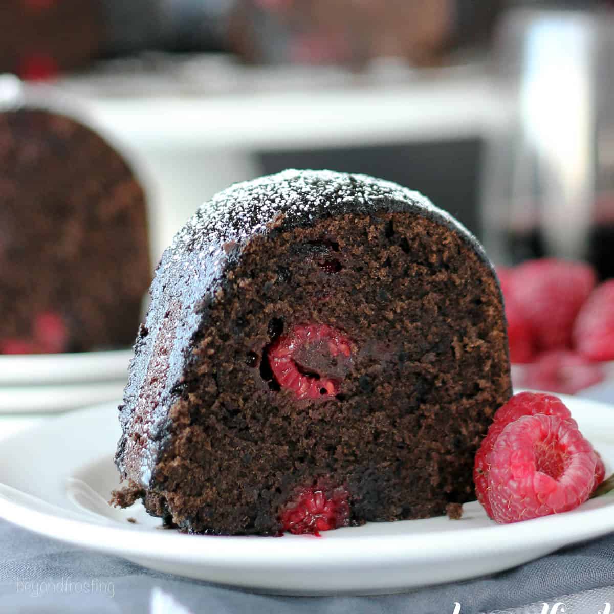 Raspberry Cabernet Cake