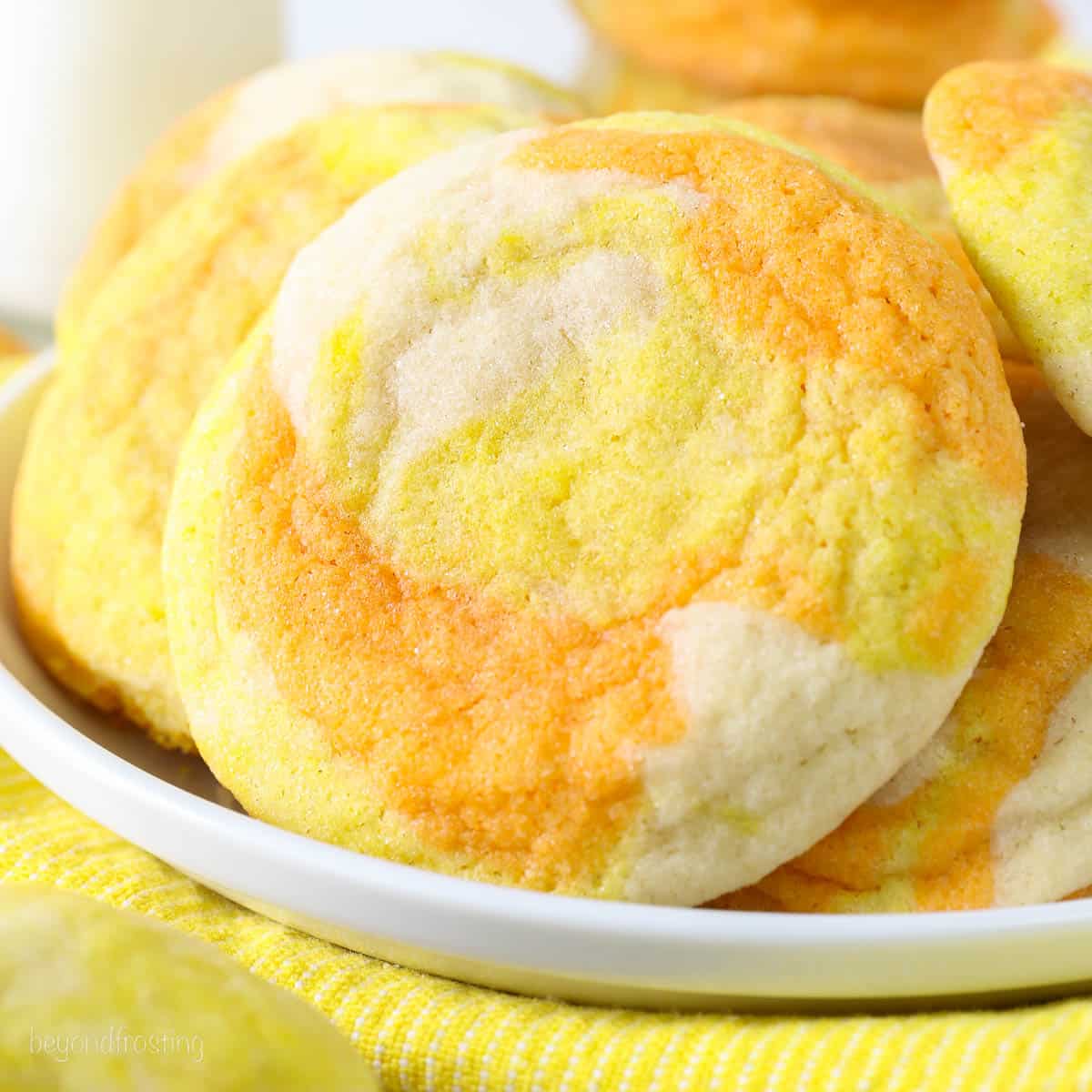 Candy Corn Sugar Cookies