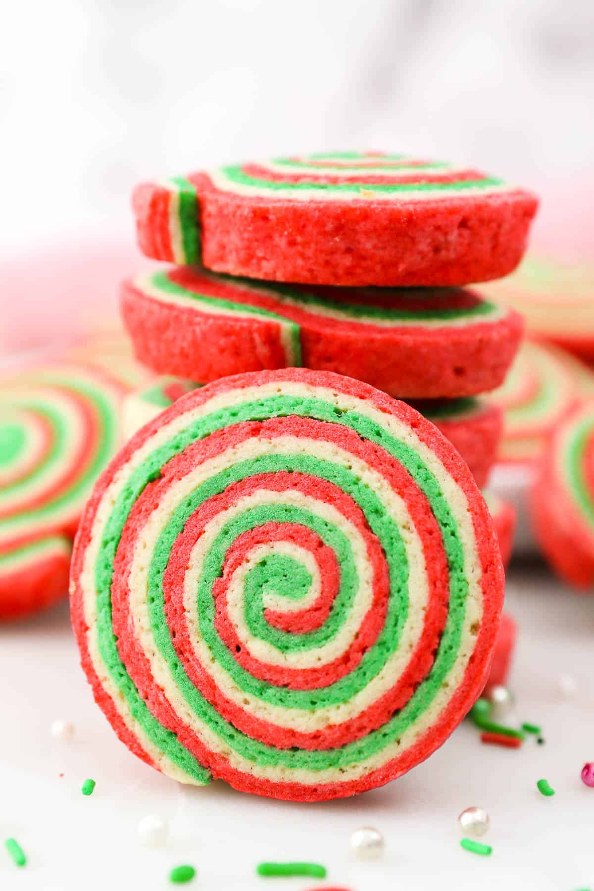 Christmas Pinwheel Cookies