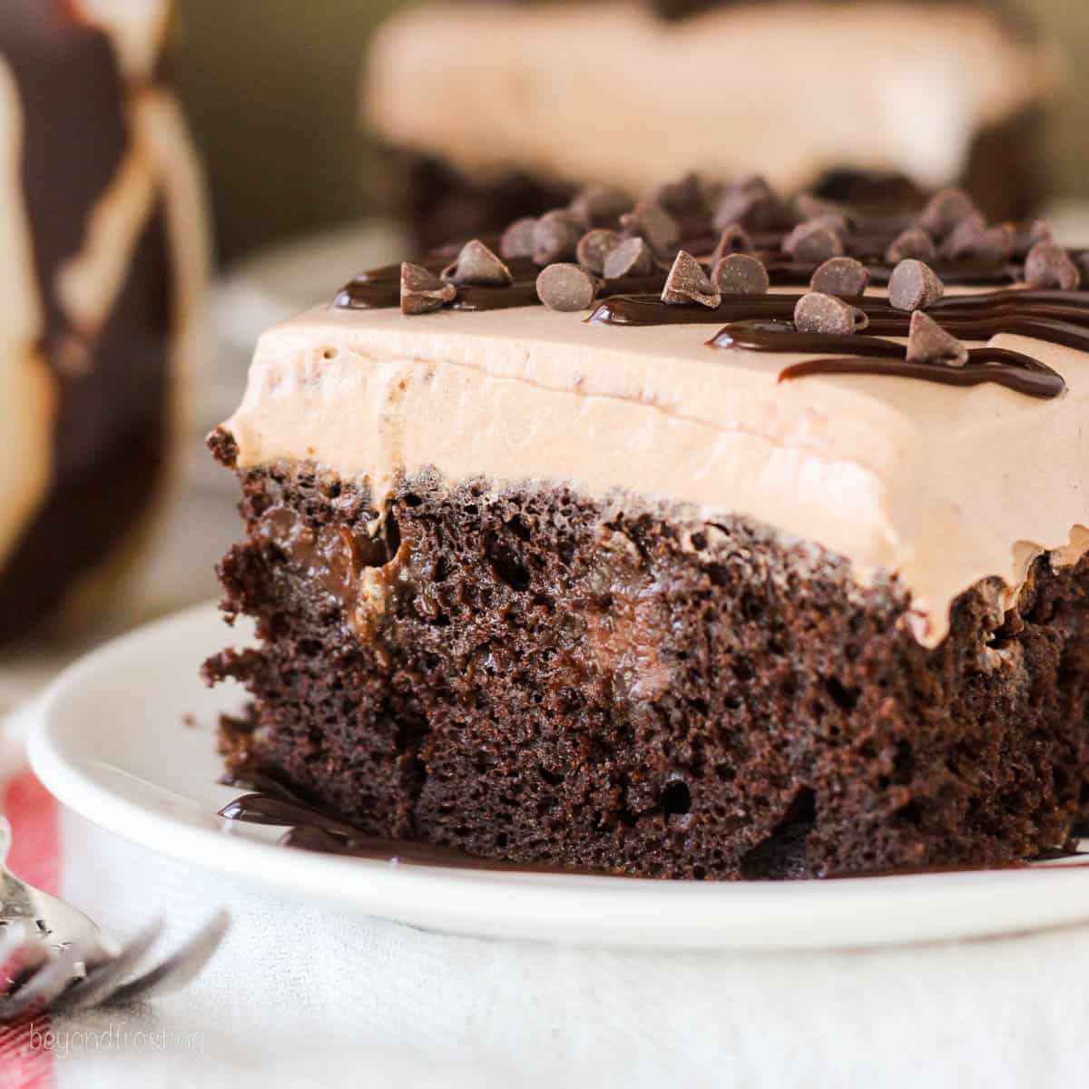 Mudslide Poke Cake