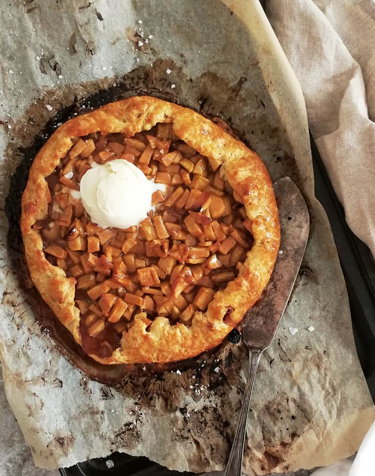 Caramel Apple Galette