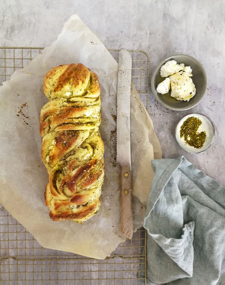 Feta & Za'atar Babka