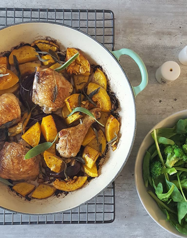 Roasted Chicken, Butternut & Sage | Greens