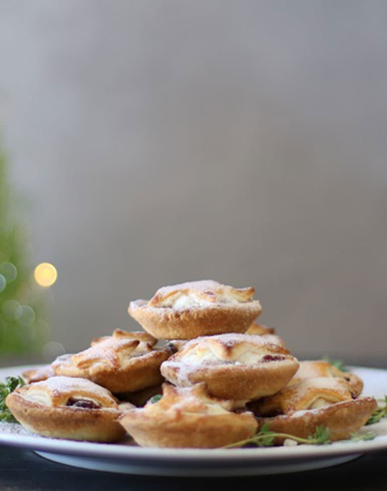 Cranberry & Goat's Cheese ''Mince Pies''