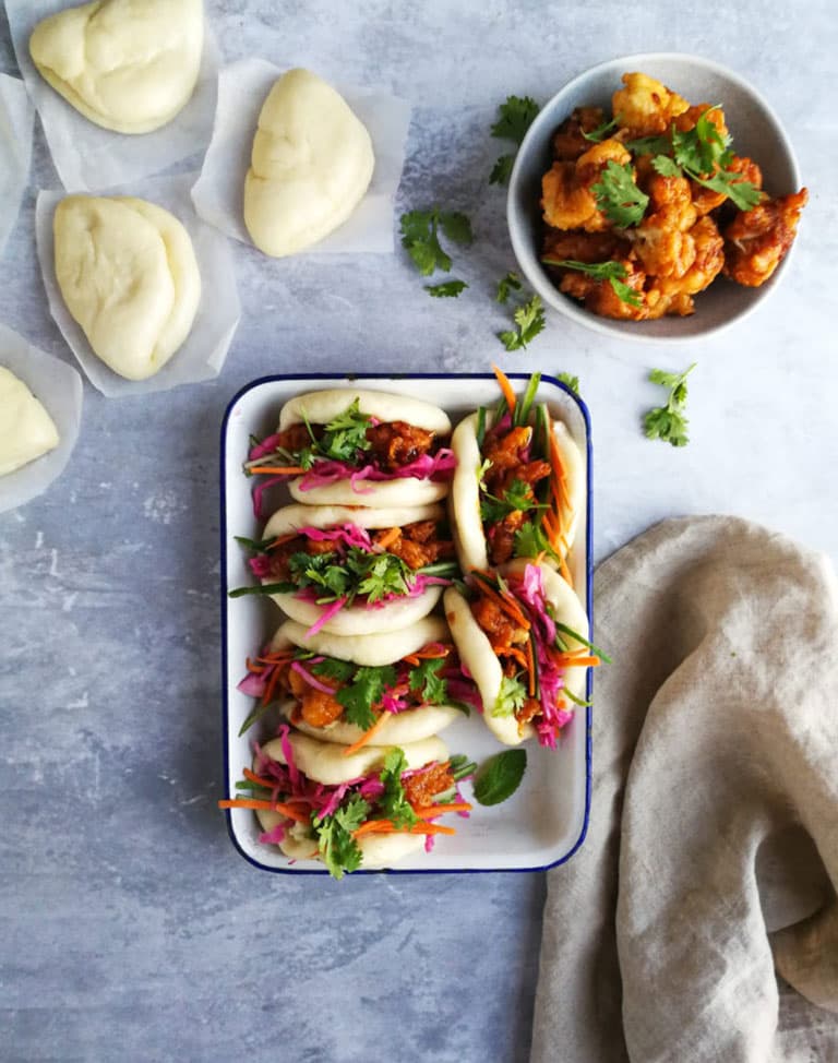 Crispy Korean Chicken Bao