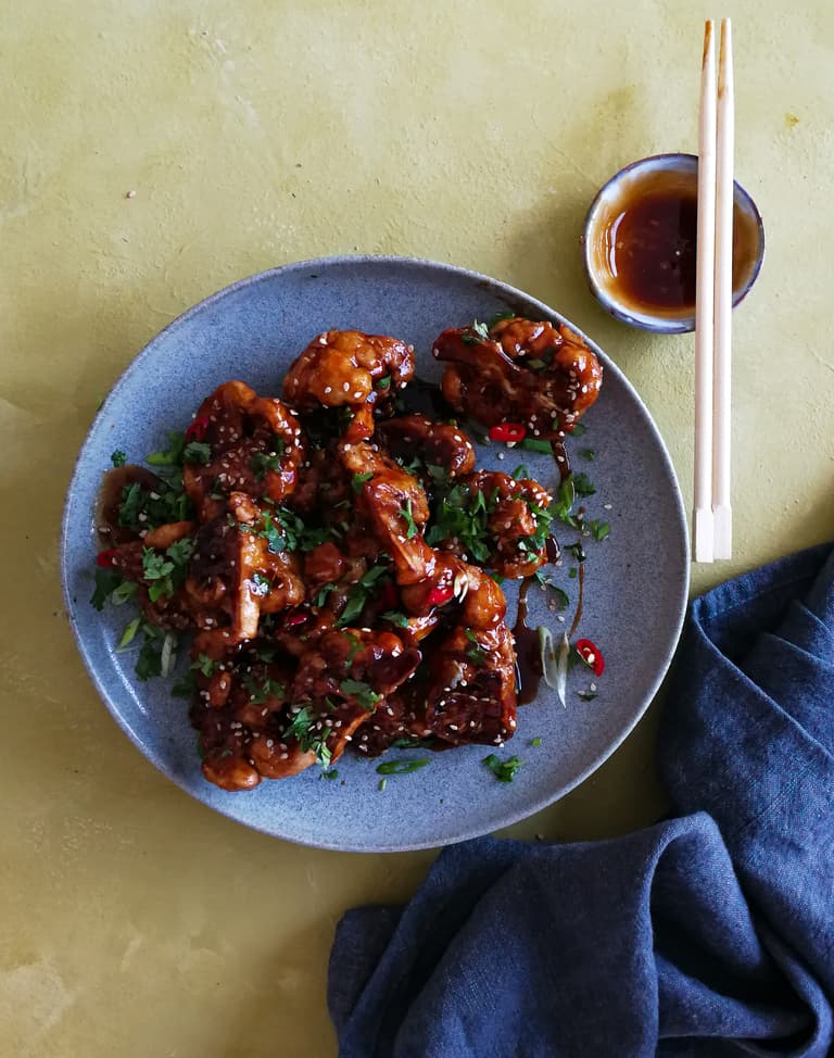 Asian Cauliflower Wings