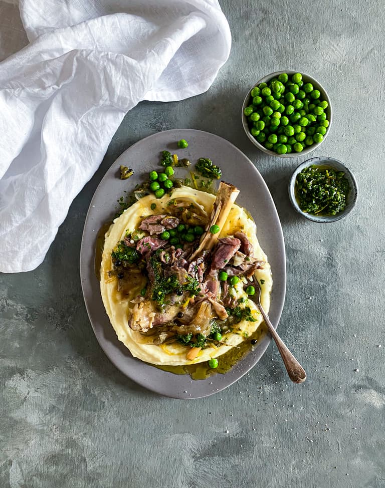 Instant Pot Italian Style Lamb Shanks