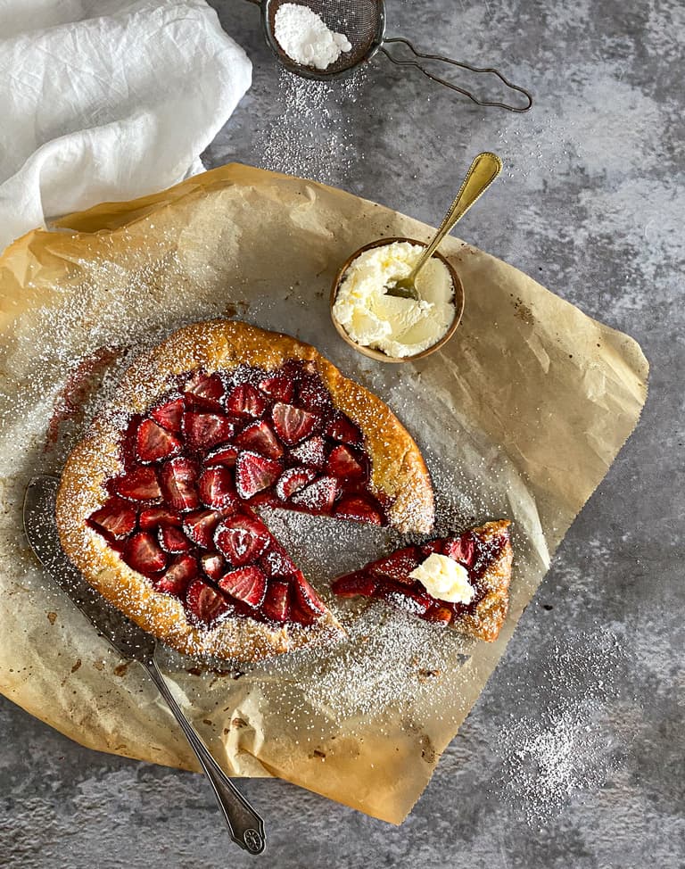 Strawberry Shortcake Galette