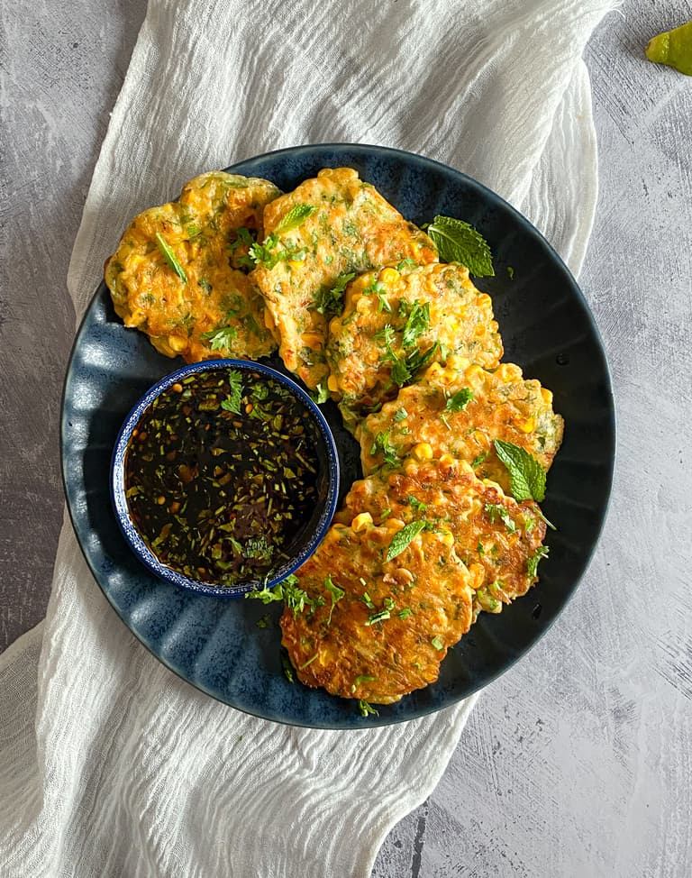 Asian Style Sweetcorn Fritters
