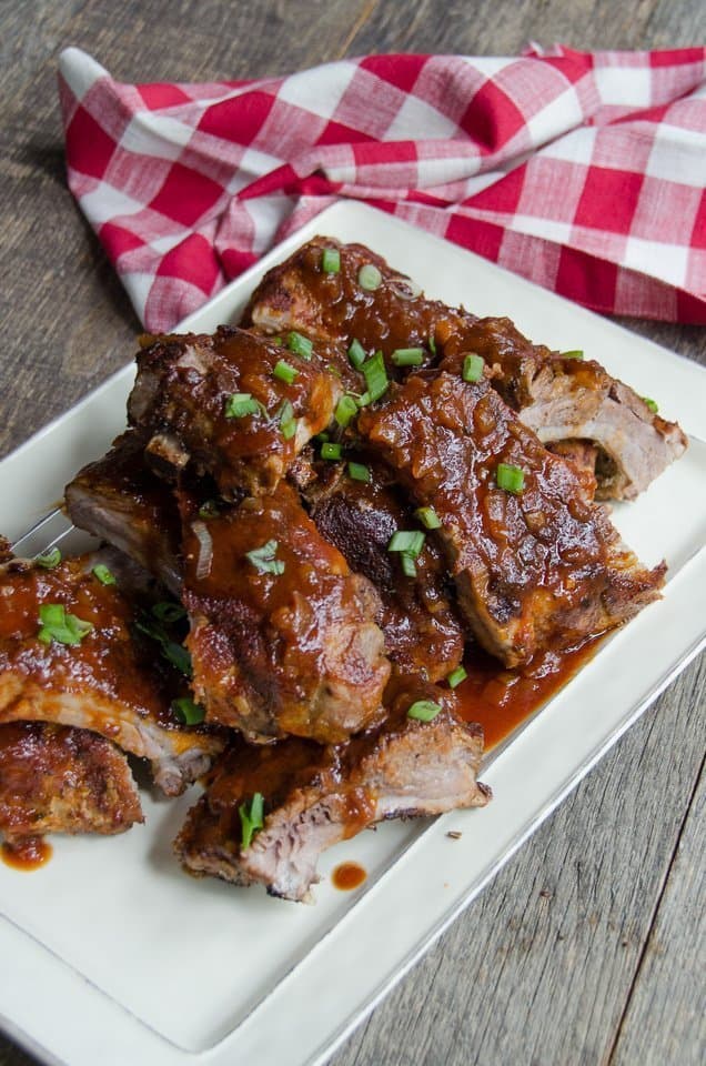 BBQ Dry Rubbed Baby Back Ribs - Oven Version