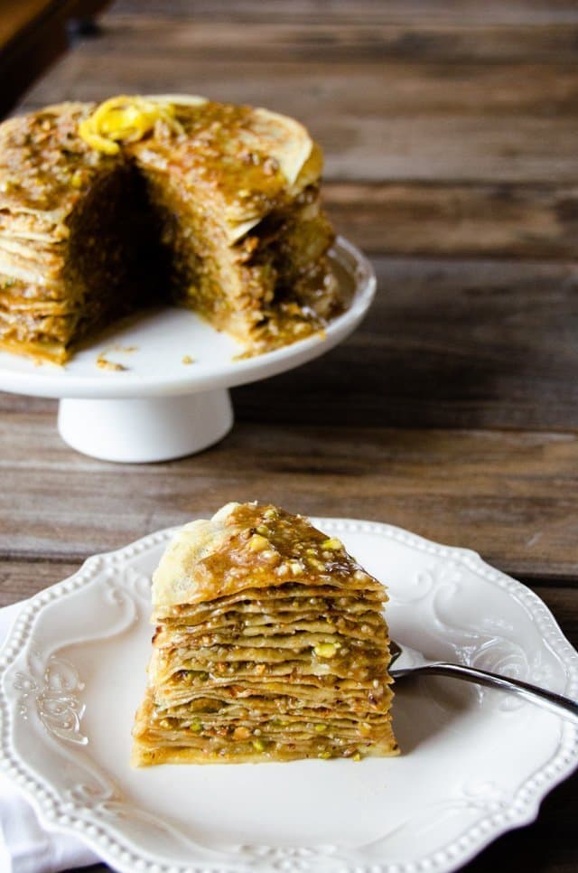 Baklava Crêpe Cake