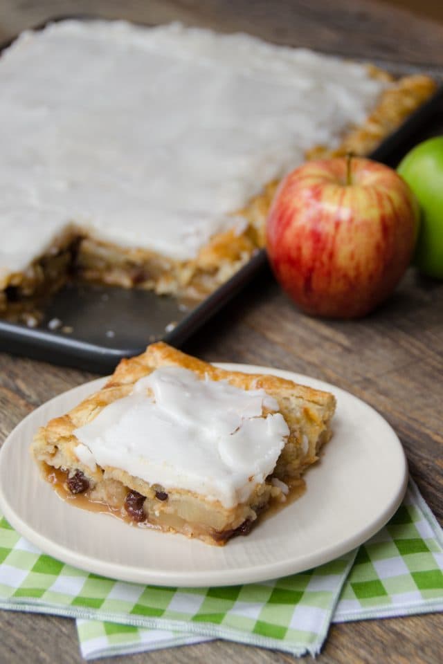 French Apple Slab Pie