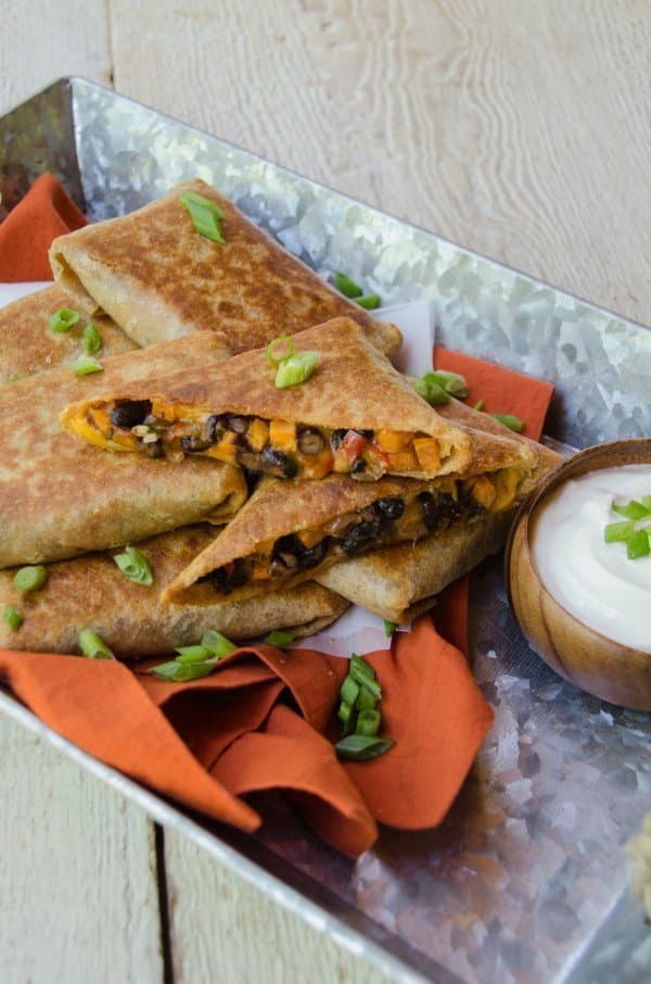 Veggie and Black Bean Burrito Pockets