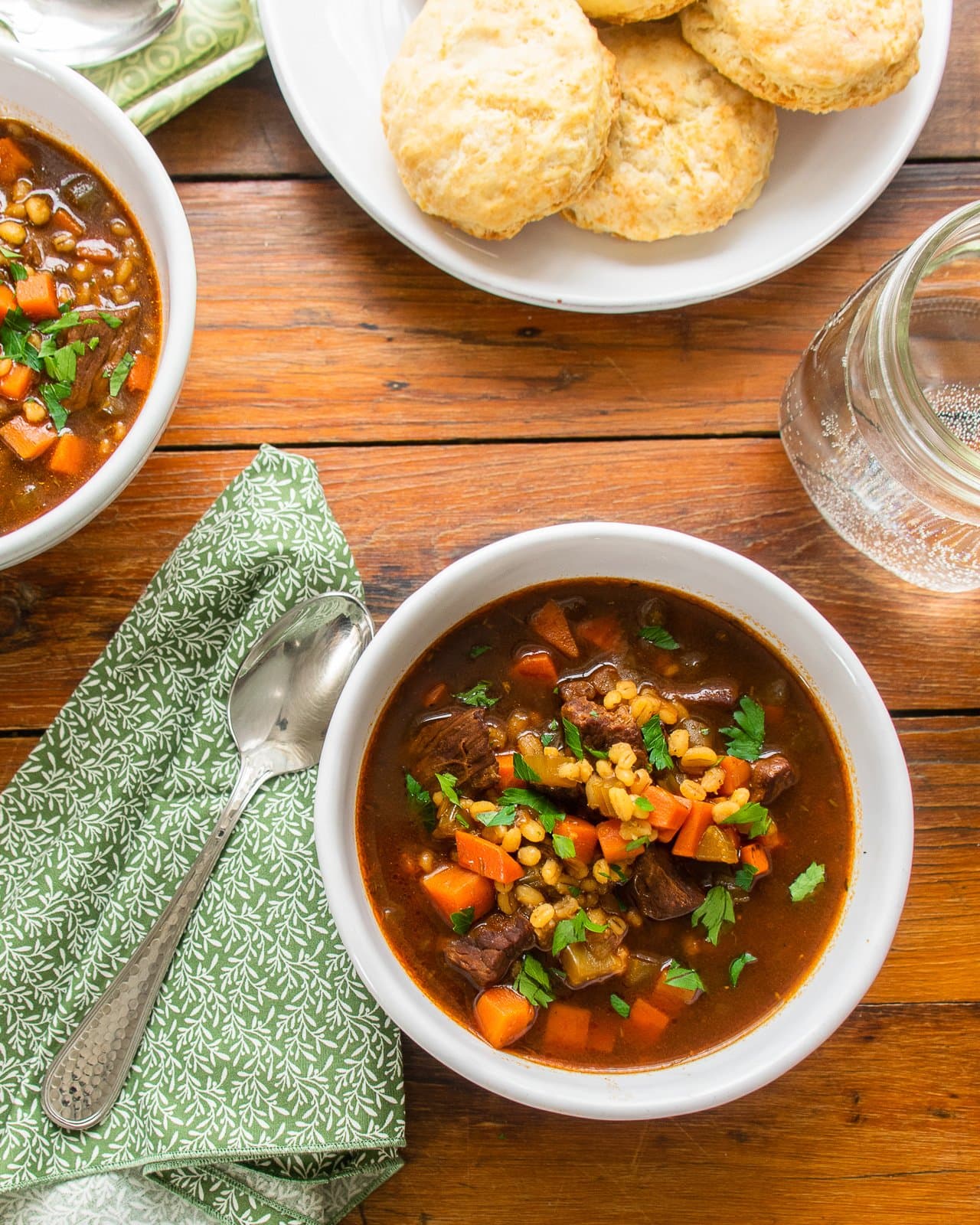 Beef Barley Soup - Stovetop Version