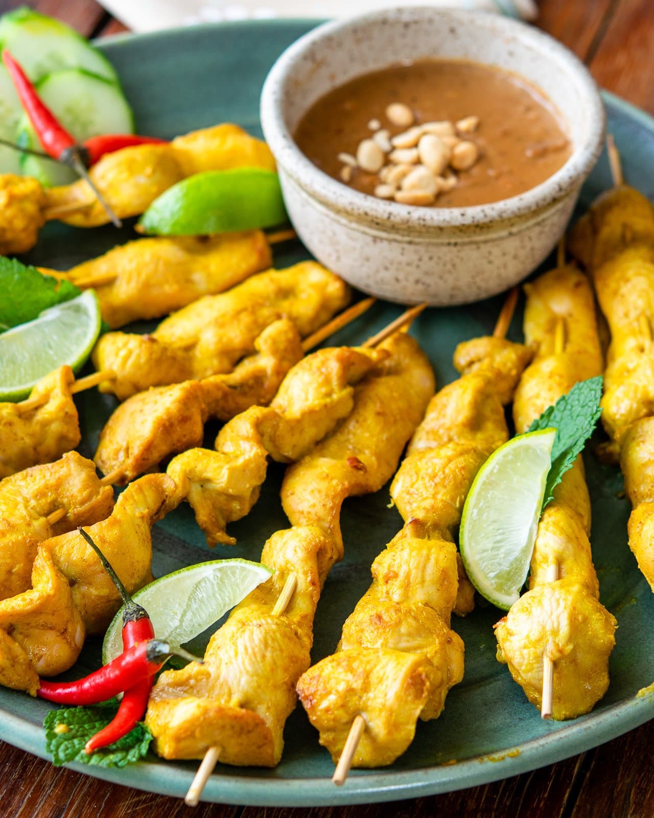 Chicken Satay Skewers