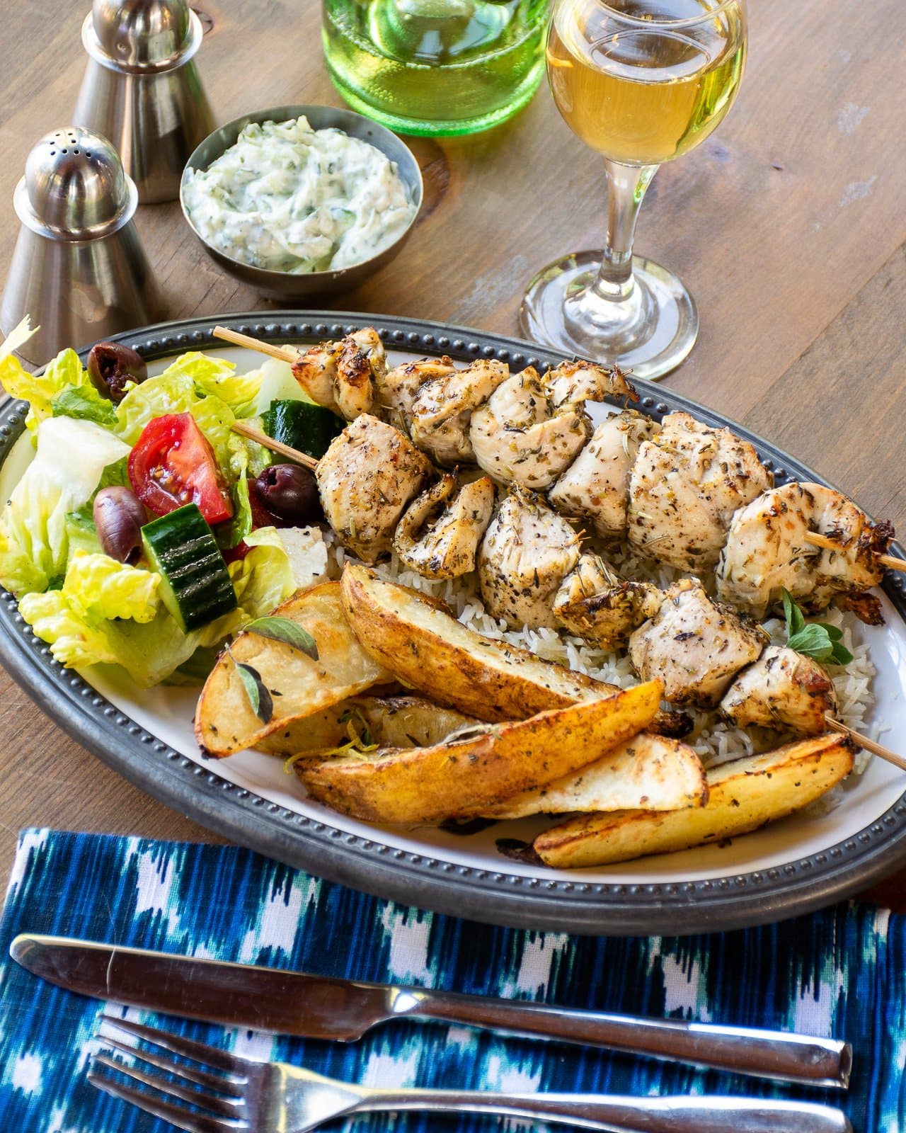 Chicken Souvlaki - Air Fryer Version