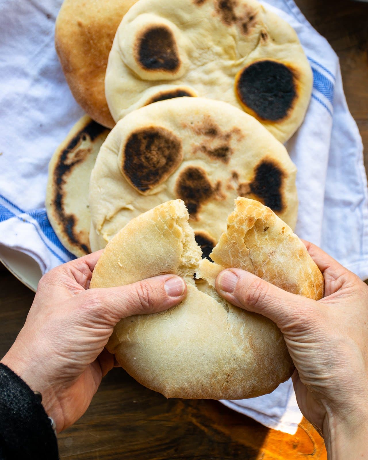 Pita Bread - Stovetop Version