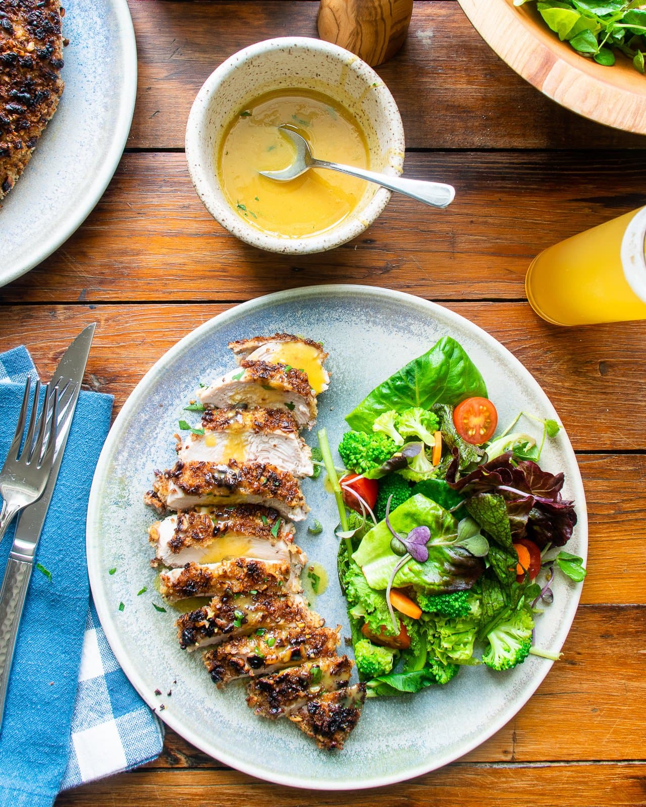 Pecan Crusted Chicken Breast - Stovetop Method