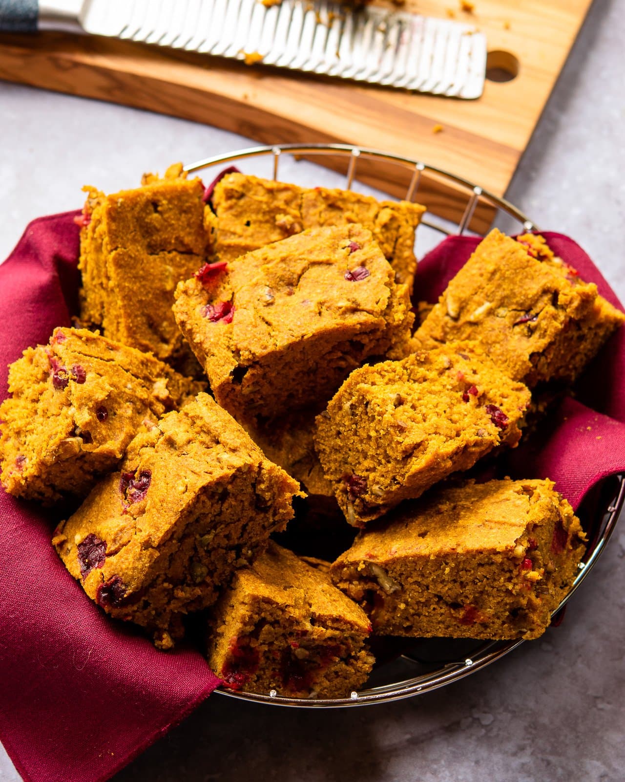 Pumpkin Cranberry Cornbread