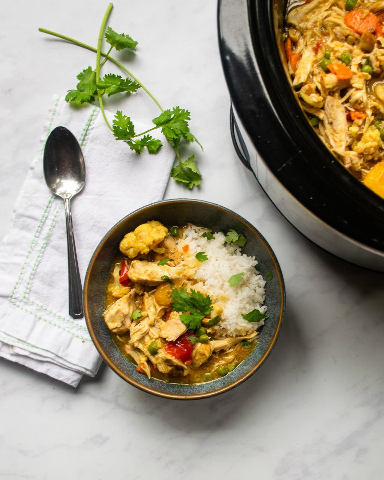 Slow Cooker Curried Chicken Stew