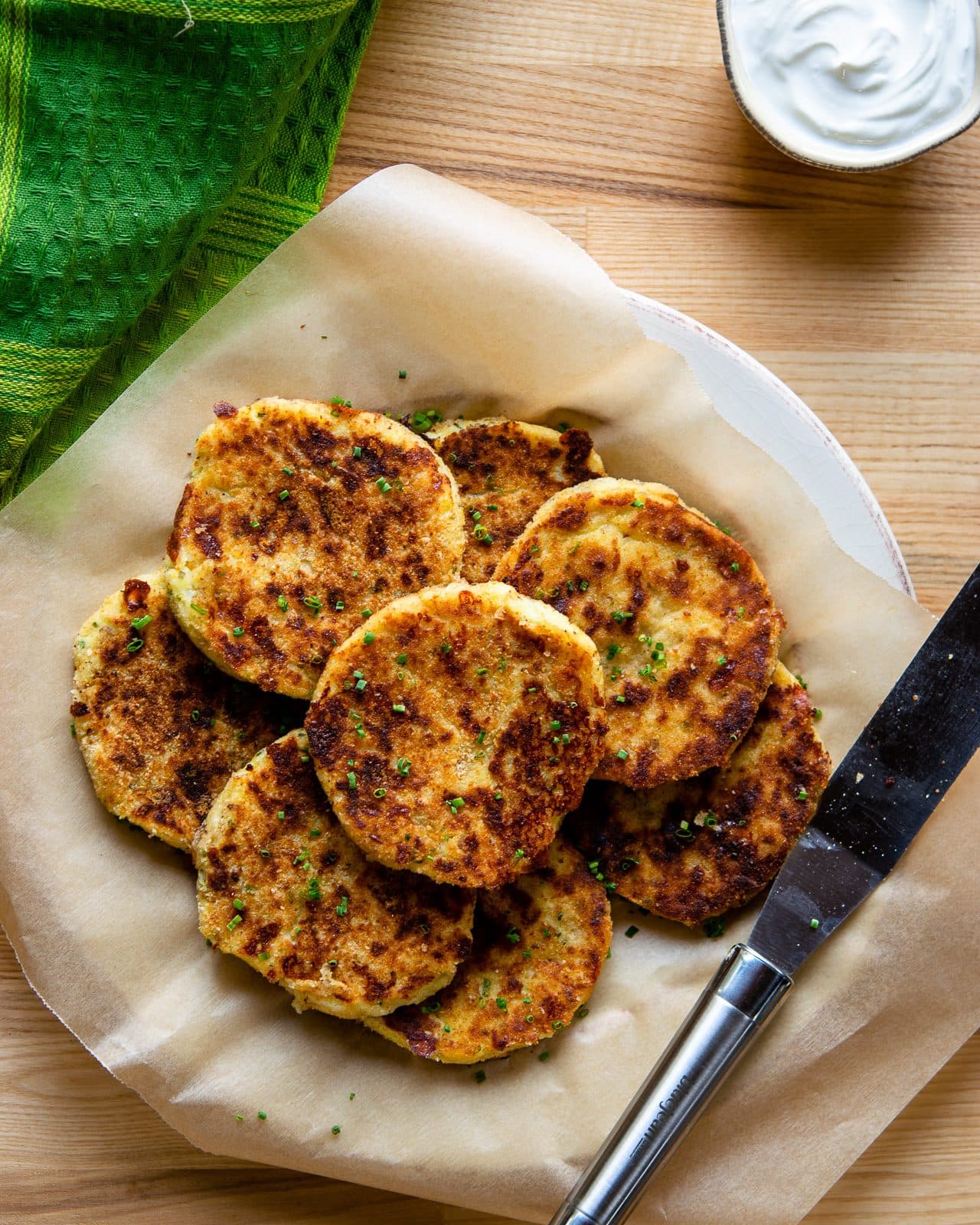 Mashed Potato Cakes - Stovetop Version