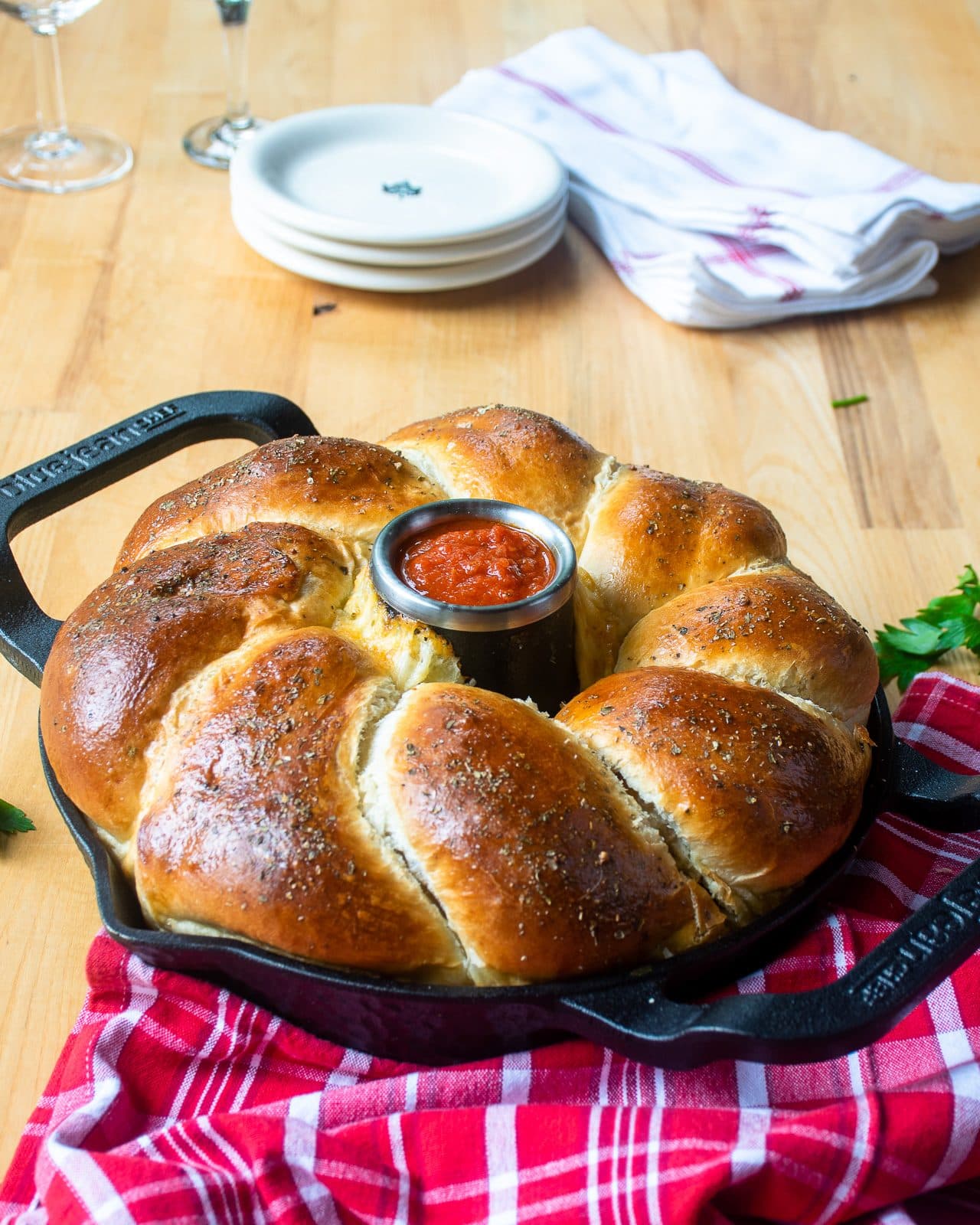 Cheese Stuffed Bread Ring