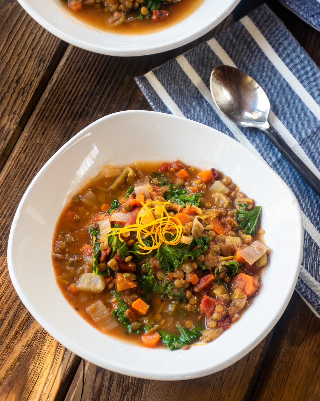 Lentil Soup with Tomatoes and Fennel
