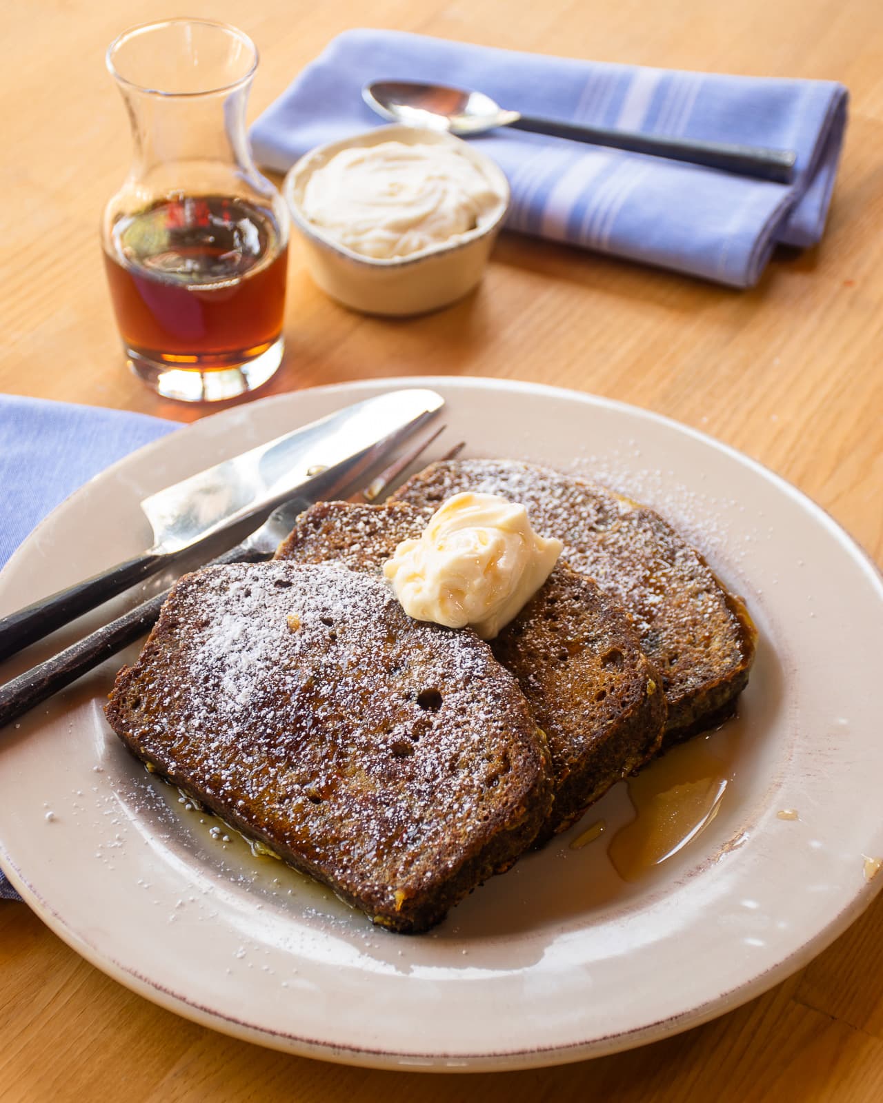 Carrot Cake French Toast with Maple Cream Cheese