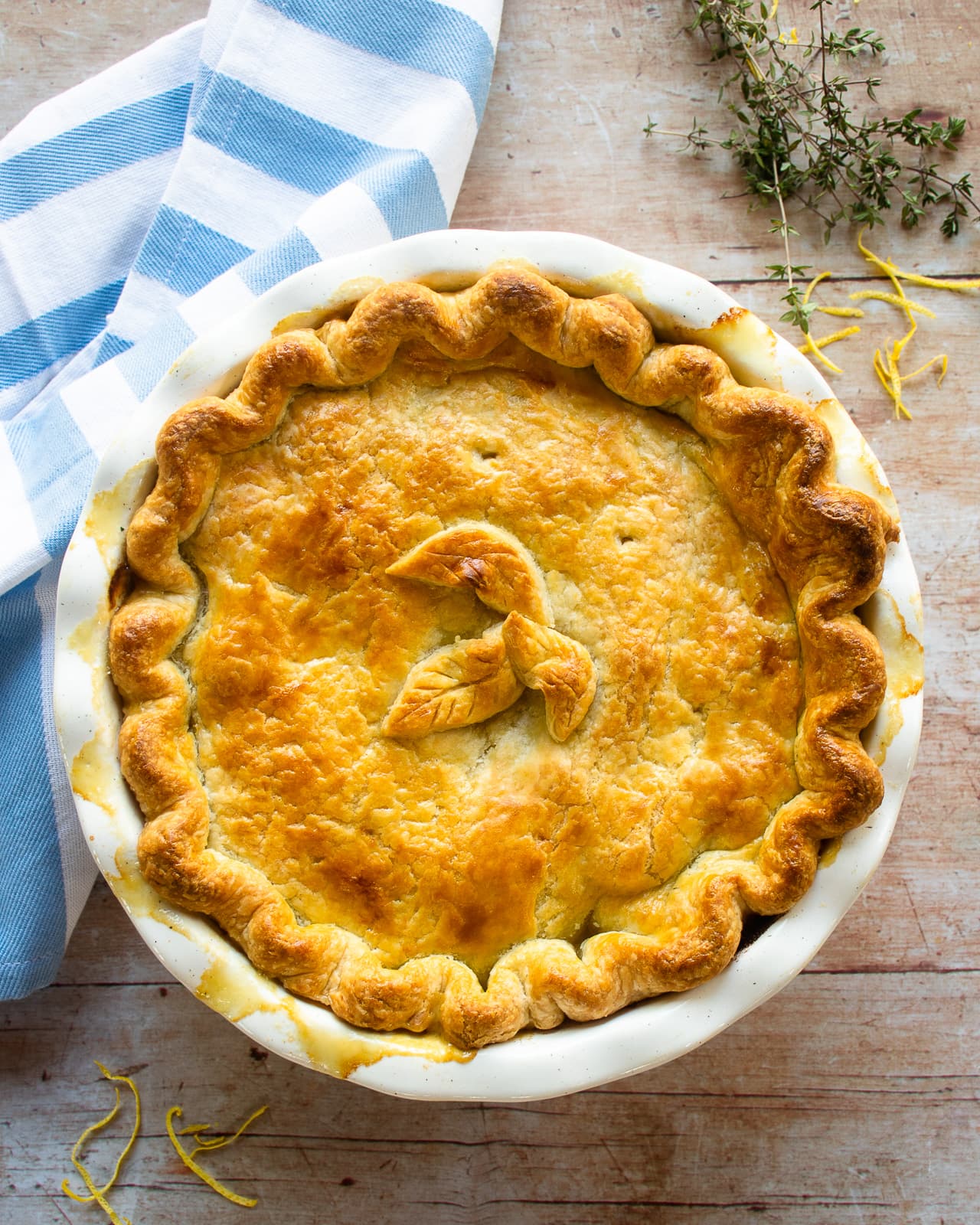 Ham, Leek & Potato Pie