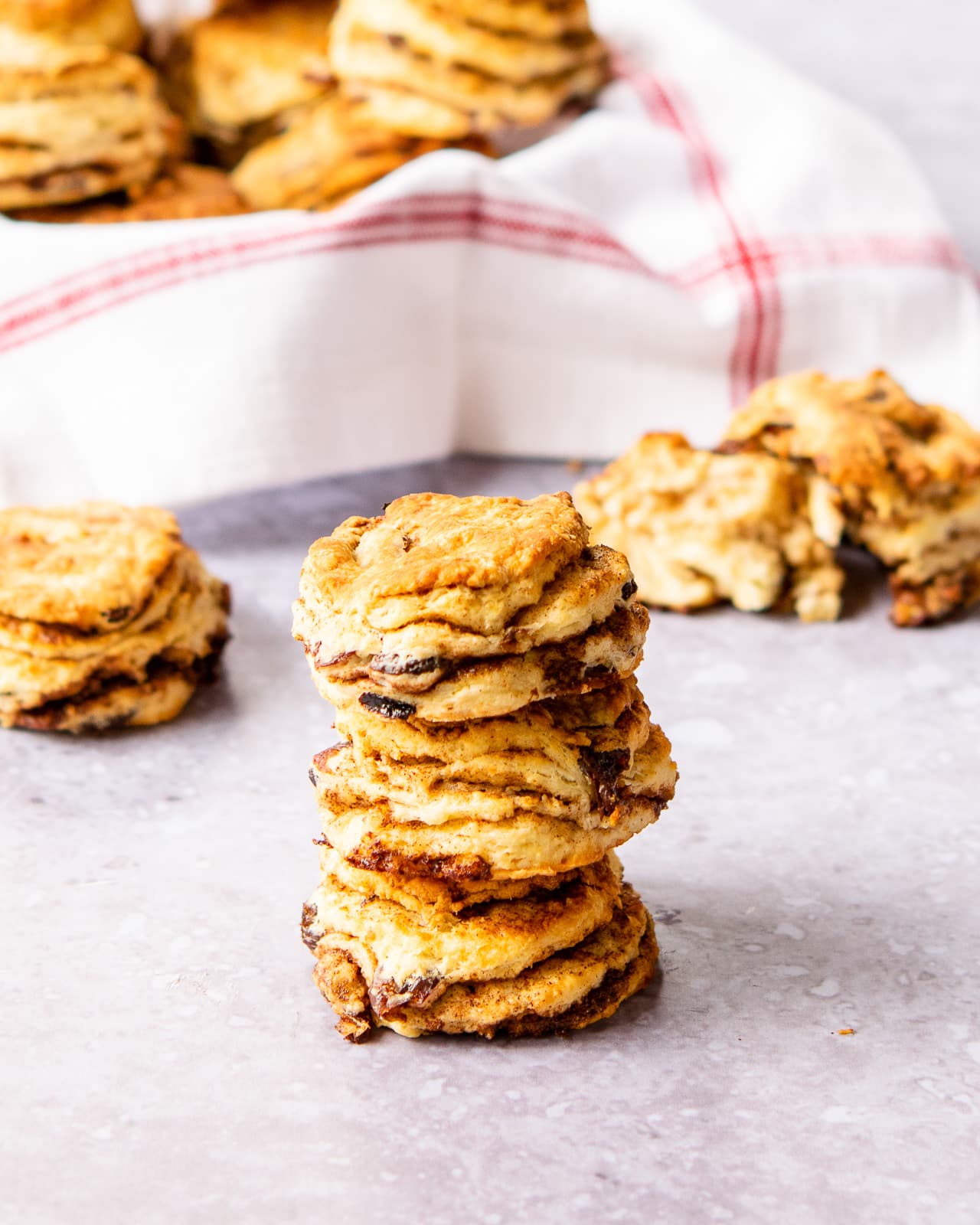 Cinnamon Raisin Buttermilk Biscuits