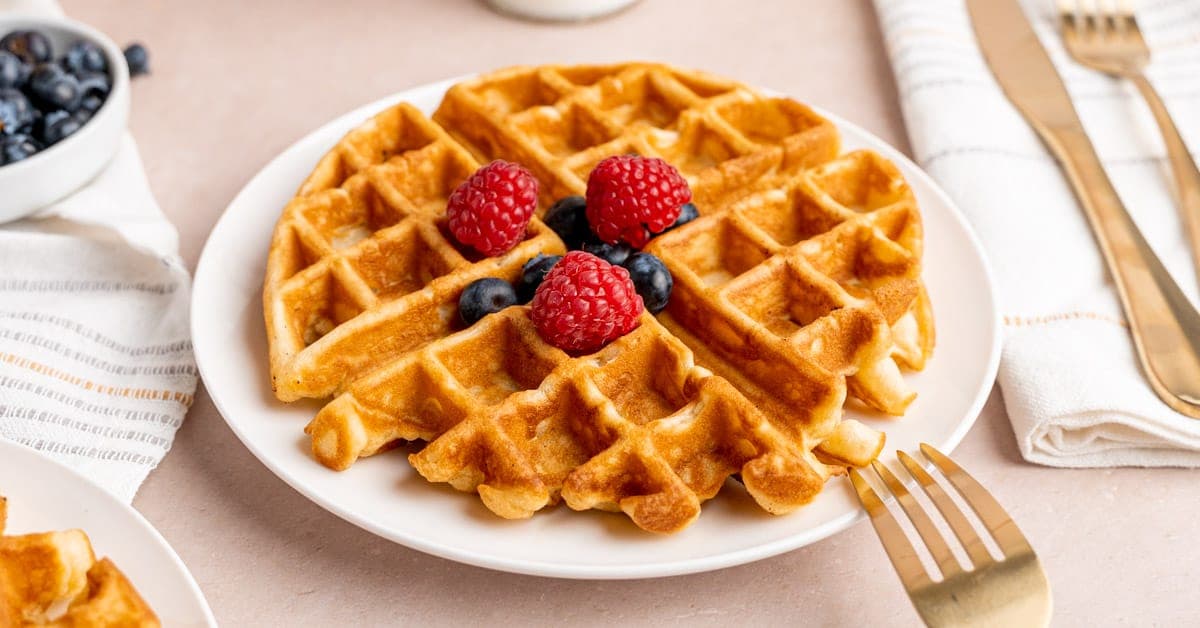 Easy Homemade Belgian Waffles