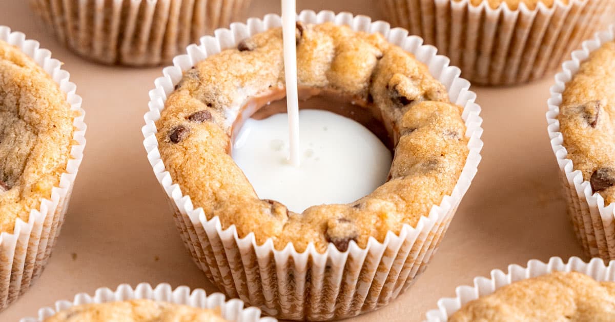 Chocolate Chip Cookie Cups