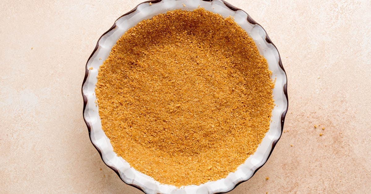 3-Ingredient Graham Cracker Pie Crust Recipe