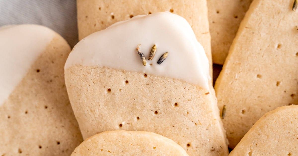 Best Lavender Shortbread Cookies