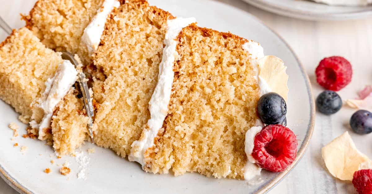 Simple Honey Vanilla Layer Cake
