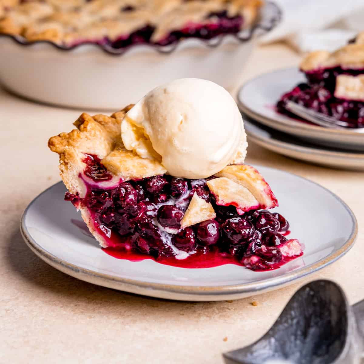 Spiced Blueberry Pie
