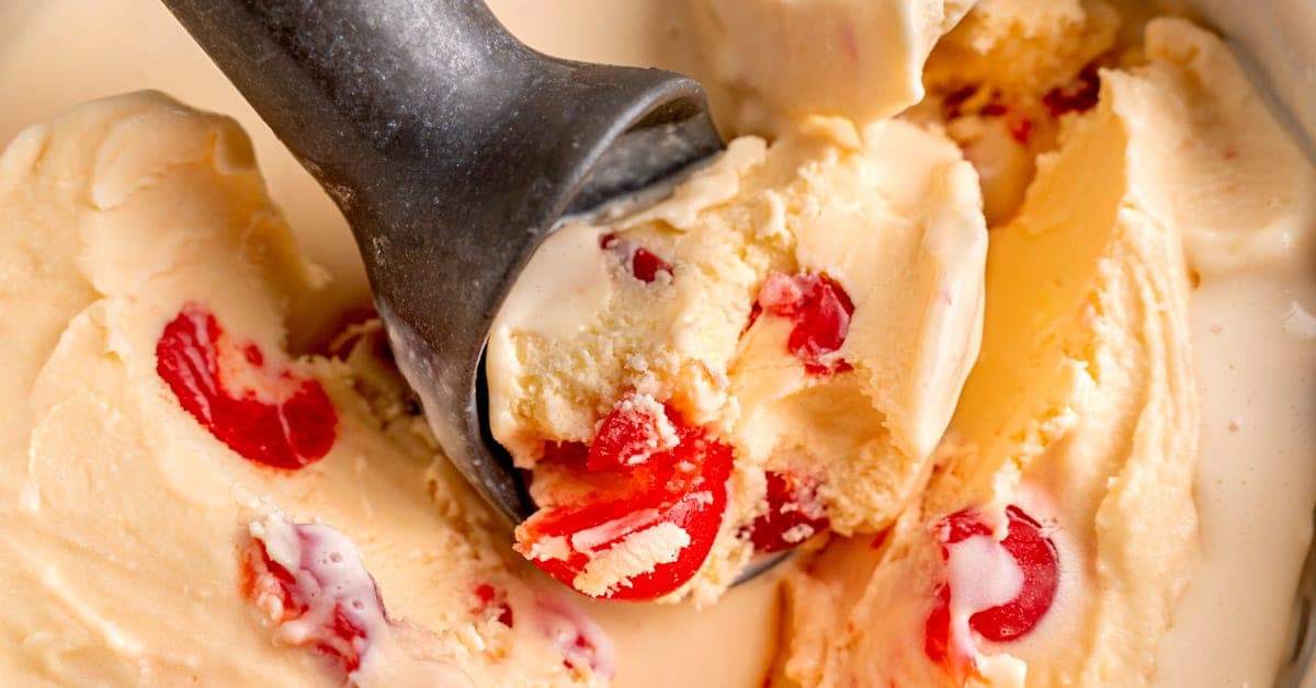 Cherry Amaretto Ice Cream