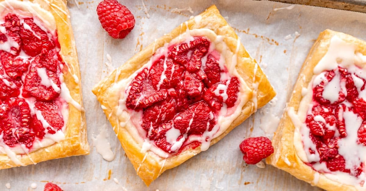 Easy Raspberry Cream Cheese Danish
