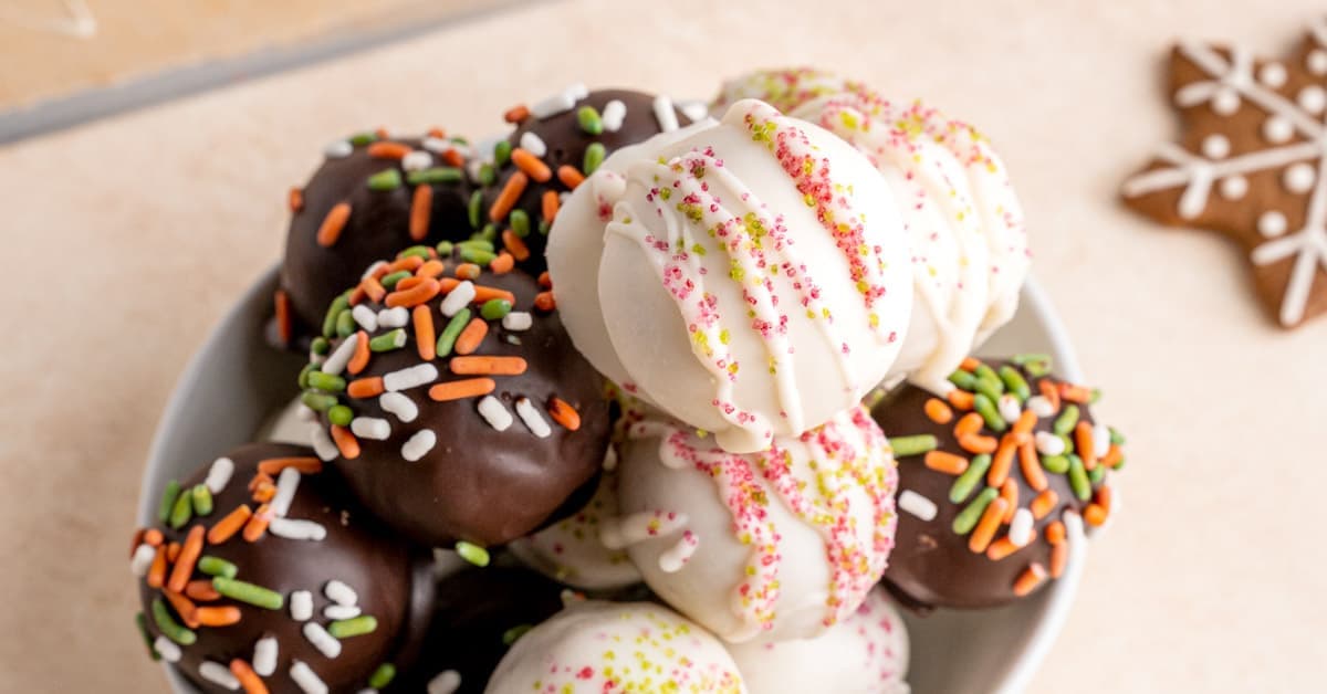 Christmas Cookie Truffles